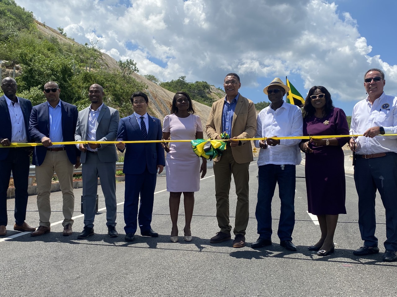 Part A of the Southern Coastal Highway Improvement Project officially opened